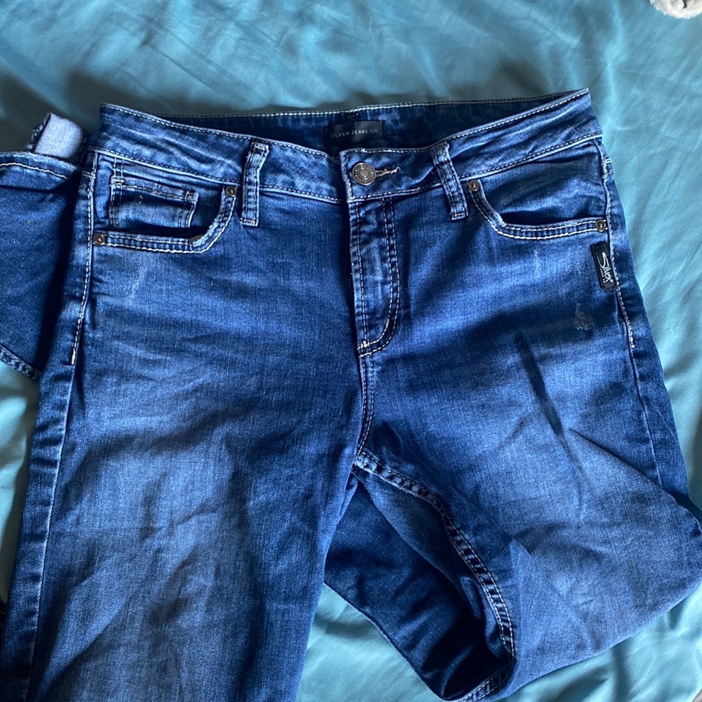 Silver jeans